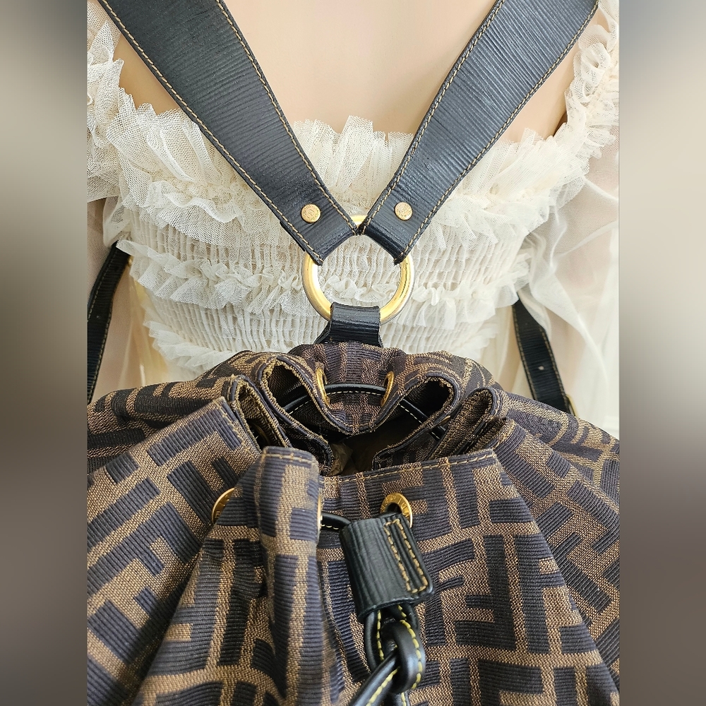 Fendi Zucca Large Backpack - image 3